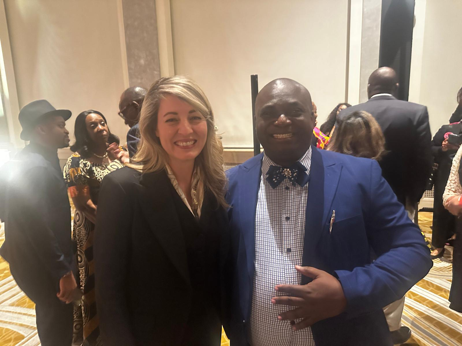 Participation de la Communauté Congolaise du Canada à une Réception d'Honneur pour le Président de la Commission de l'Union Africaine