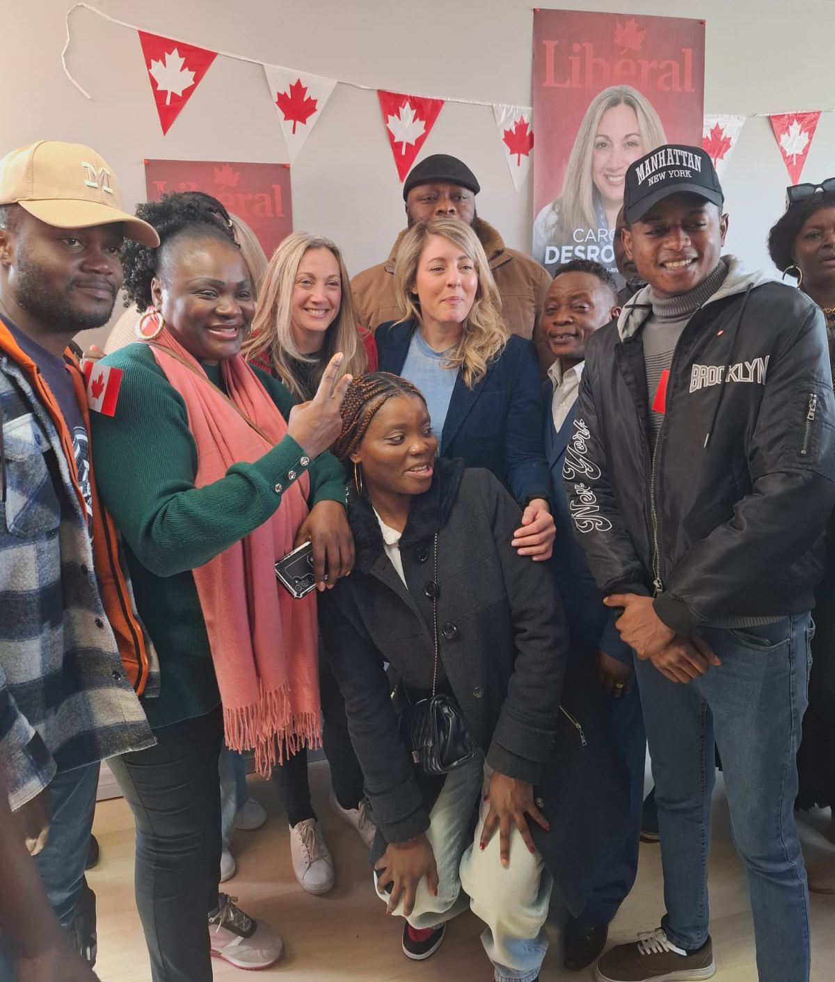 Participation remarquée de la Communauté Congolaise du Canada (CCC) à Trois-Rivières lors d’un événement libéral avec Mélanie Joly